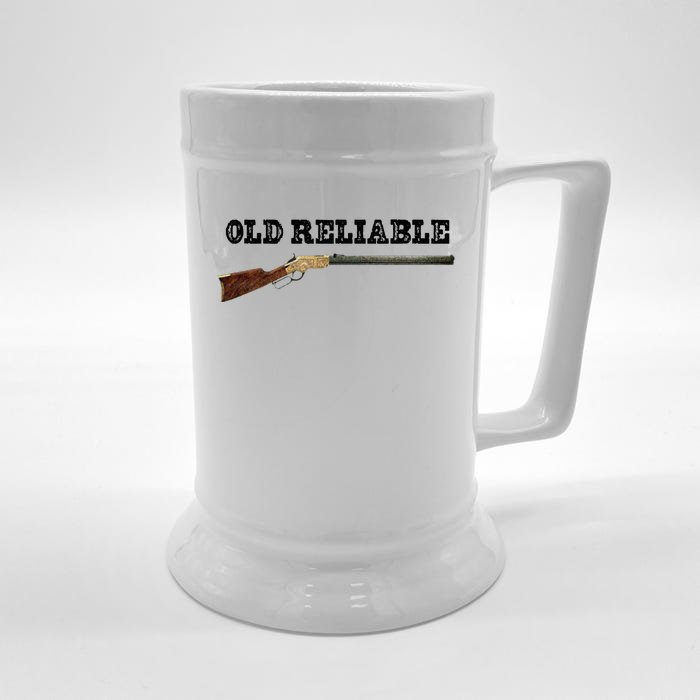 Classic Henry Lever Action Rifle Old Reliable Front & Back Beer Stein