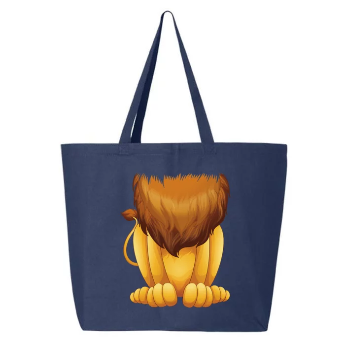 Cute Headless Lion Costume Halloween Funny Big Cat Mane Gift 25L Jumbo Tote