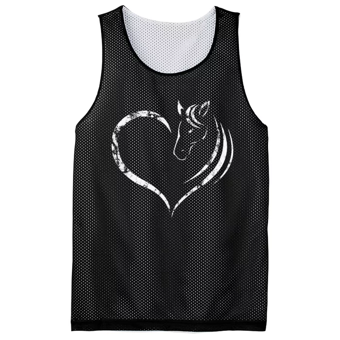 Cute Horse Lover Gift for  Horse Mesh Reversible Basketball Jersey Tank