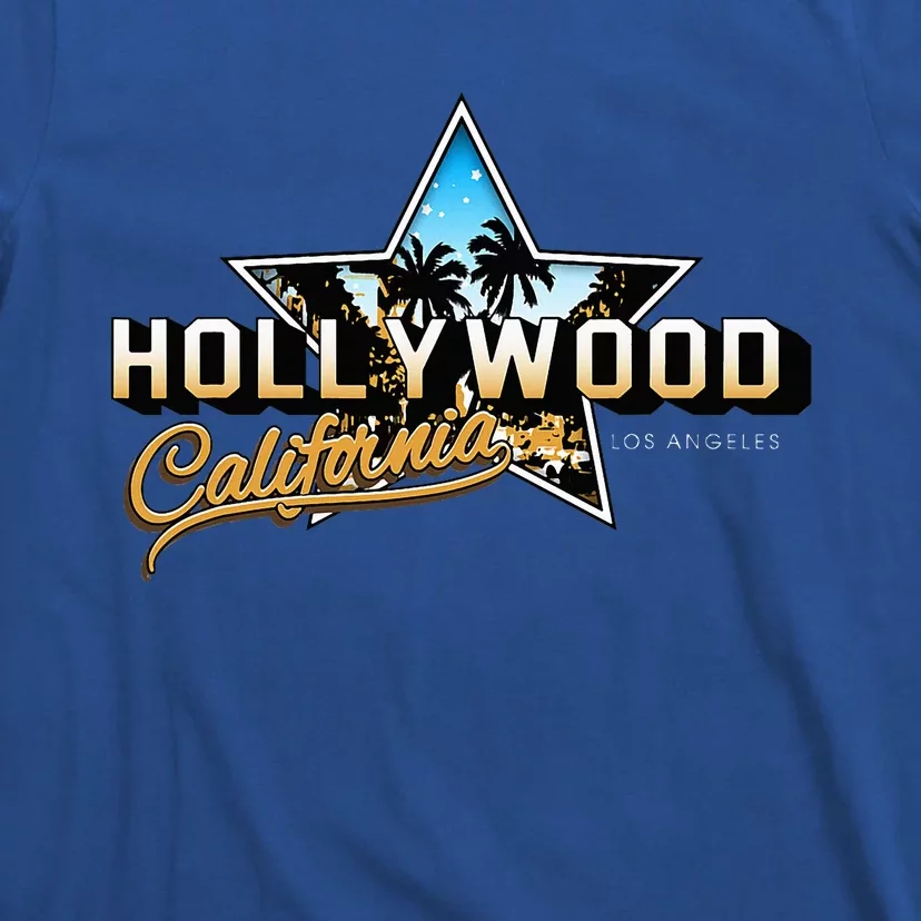 Cool Hollywood Los Angeles California Stars T-Shirt