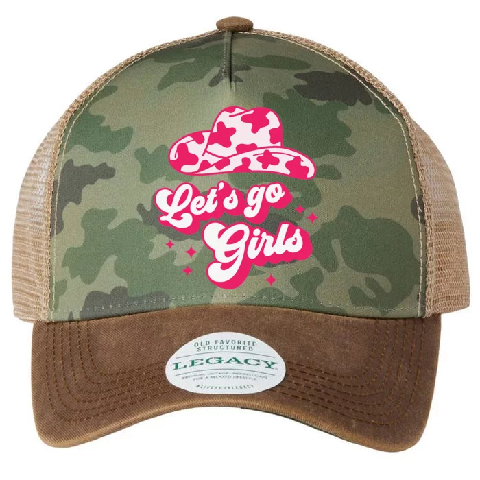 Cow Hat Let's Go Western Cowgirls cow hat Legacy Tie Dye Trucker Hat