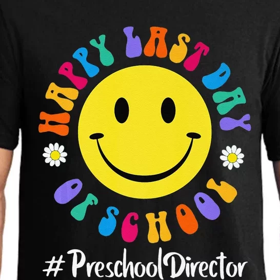 Cute Happy Last Day Of School Preschool Director Premium Pajama Set