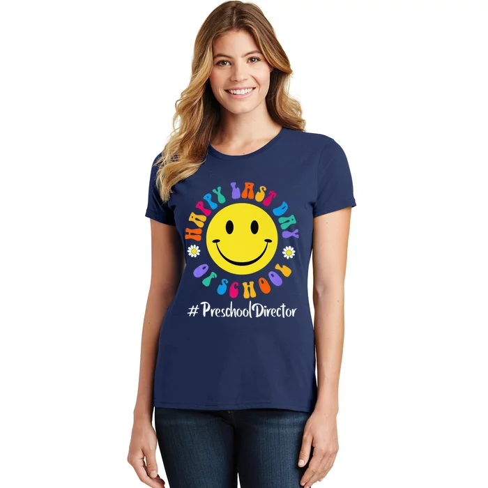 Cute Happy Last Day Of School Preschool Director Premium Women's T-Shirt