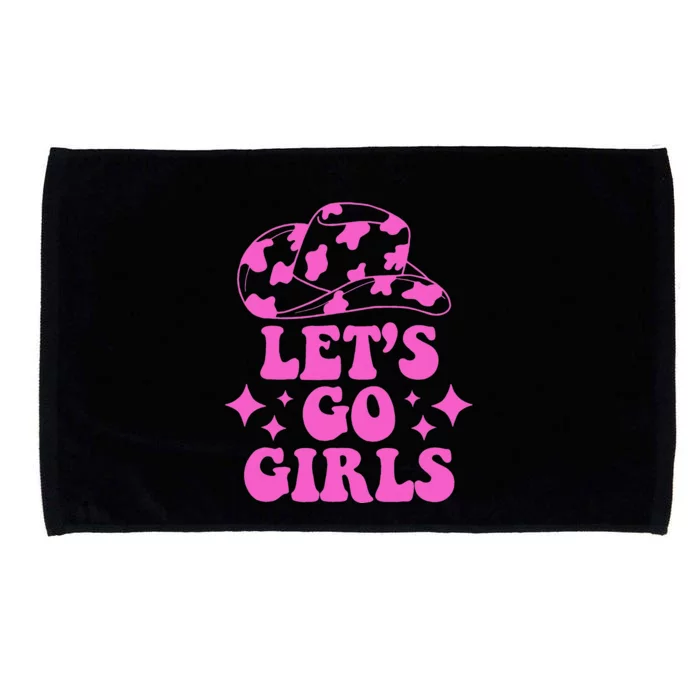 Cow Hat Let's Go Western Cowgirls Microfiber Hand Towel