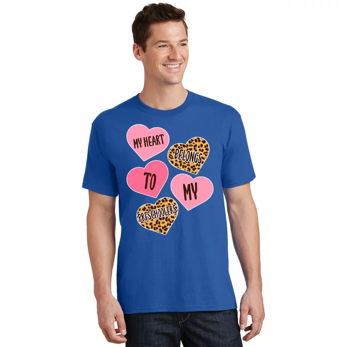 Conversation Heart Love Valentines Day Preschool Teacher Cool Gift T-Shirt