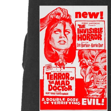 Classic Halloween Monster Poster Horror Movie Doggie 3-End Fleece Hoodie