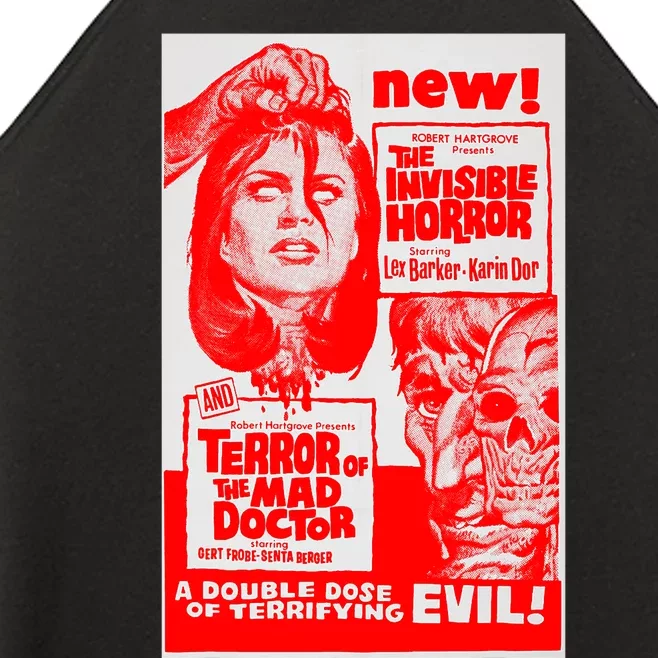 Classic Halloween Monster Poster Horror Movie Women’s Perfect Tri Rocker Tank