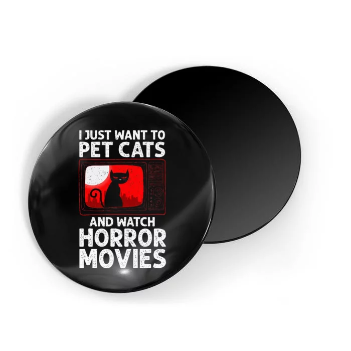 Cute Horror Movie Design For Women Horror Movie Lover Magnet