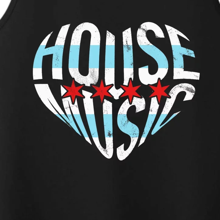 Chicago House Music I Love House Music DJ Performance Tank