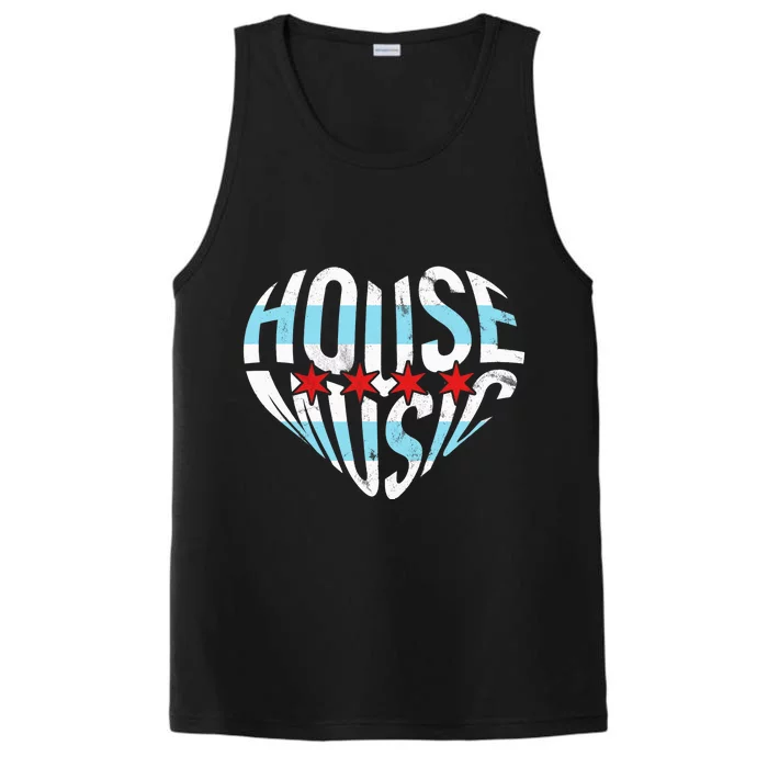 Chicago House Music I Love House Music DJ Performance Tank