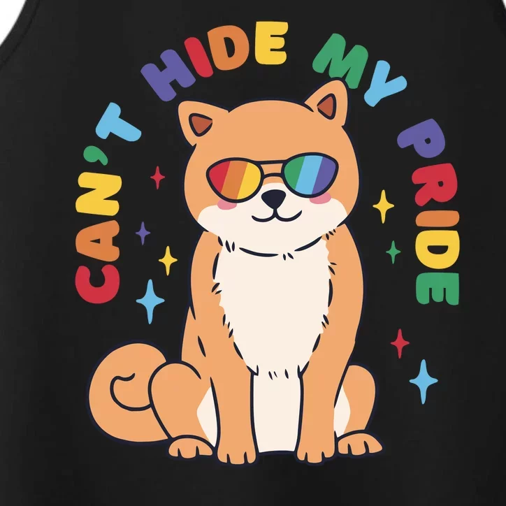 Can't Hide My Pride LGBTQ Dog Performance Tank