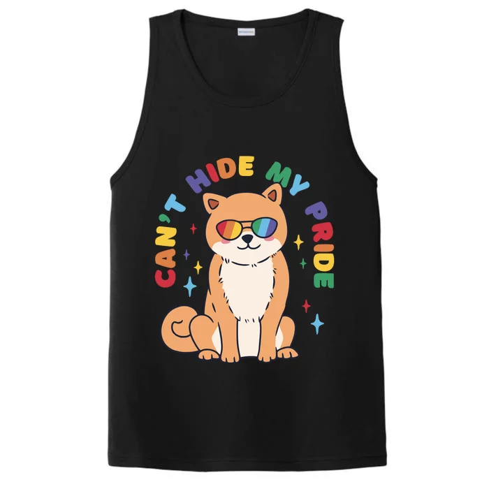 Can't Hide My Pride LGBTQ Dog Performance Tank