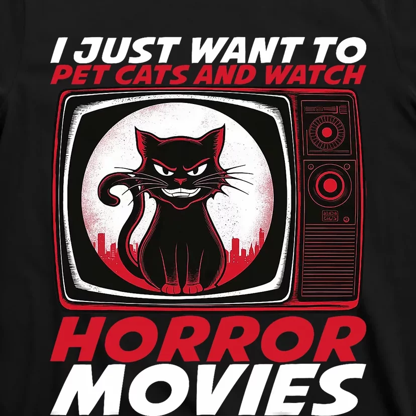 Cute Horror Movie Design Horror Movie Lover T-Shirt