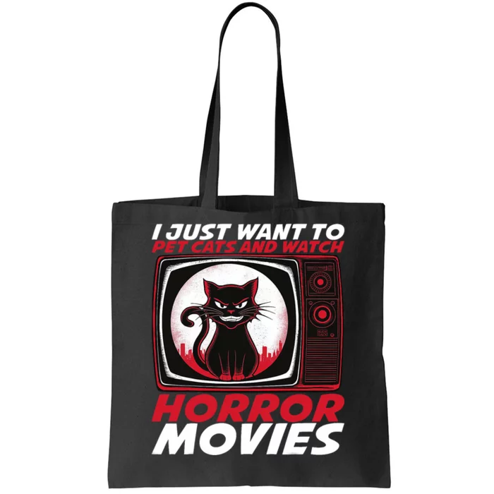 Cute Horror Movie Design Horror Movie Lover Tote Bag