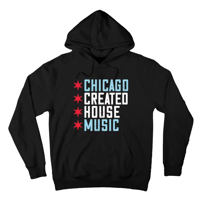 Chicago House Music Vintage DJ EDM Hoodie