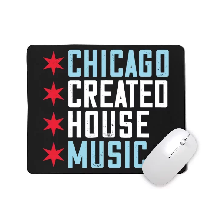 Chicago House Music Vintage DJ EDM Mousepad