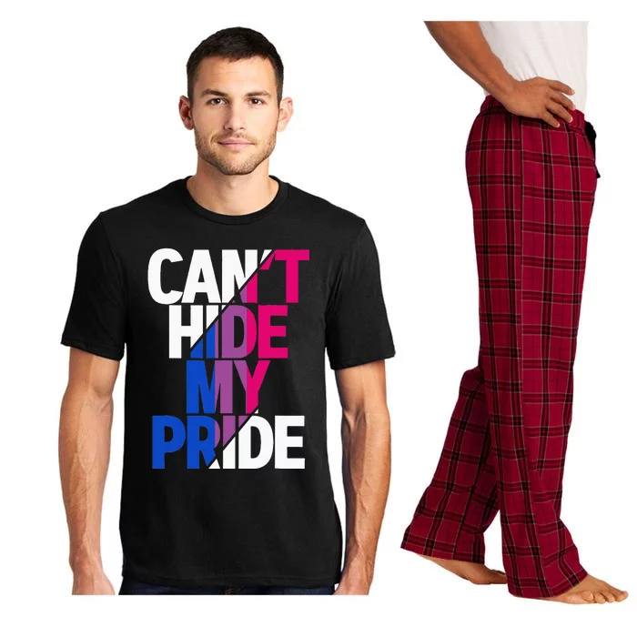 Cant Hide My Pride Bisexual Flag LGBTQ Bisexuality Bi LGBT Pajama Set