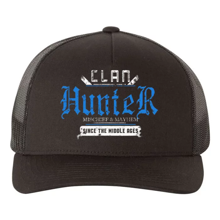 Clan Hunter Mischief And Mayhem Since The Middle Ages Yupoong Adult 5-Panel Trucker Hat