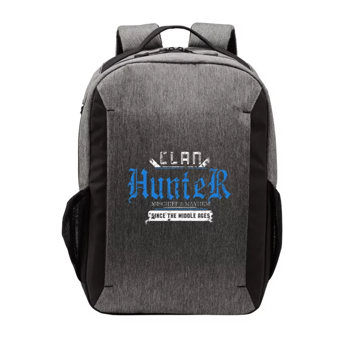 Clan Hunter Mischief And Mayhem Since The Middle Ages Vector Backpack