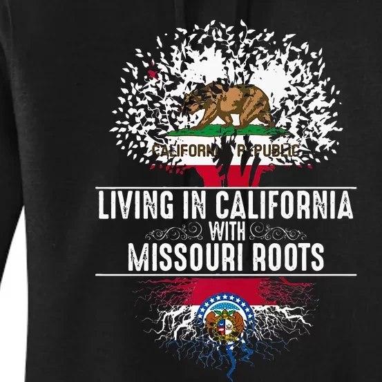 California Home Missouri Roots State Tree Flag Women's Pullover Hoodie