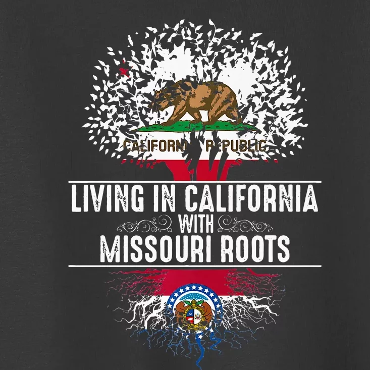 California Home Missouri Roots State Tree Flag Toddler T-Shirt