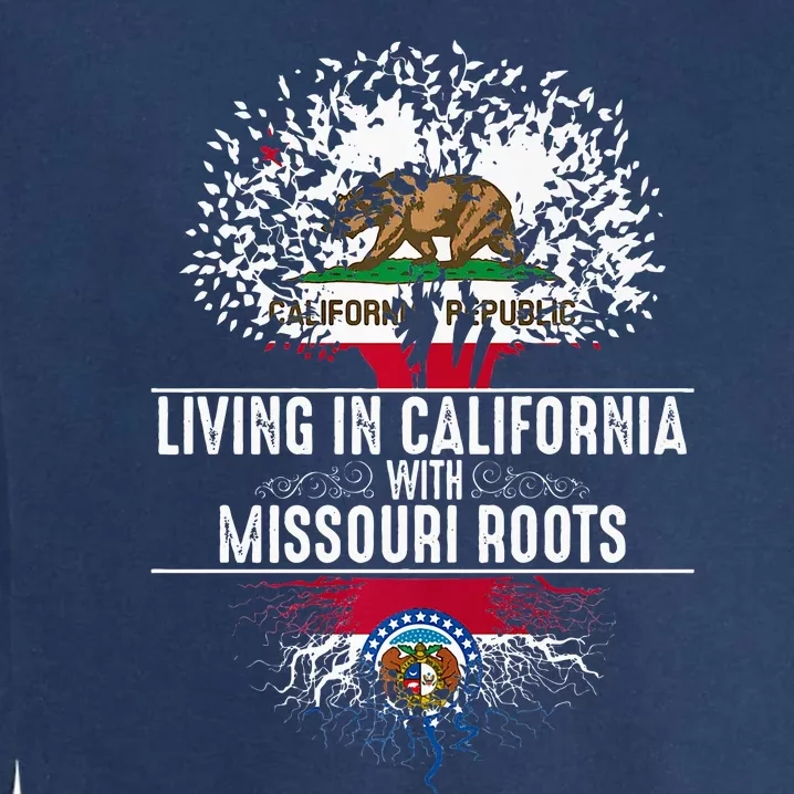 California Home Missouri Roots State Tree Flag Garment-Dyed Sweatshirt