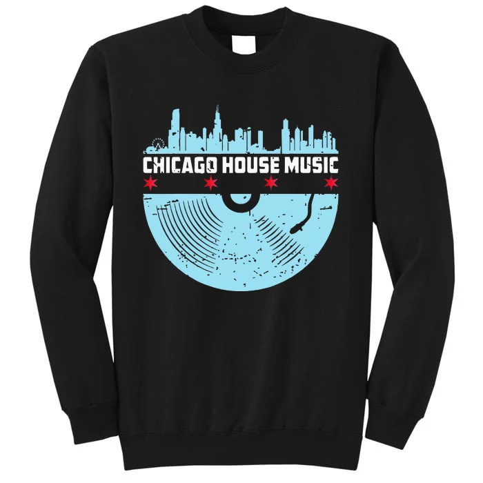 Chicago House Music Vinyl Dj Vintage Sweatshirt