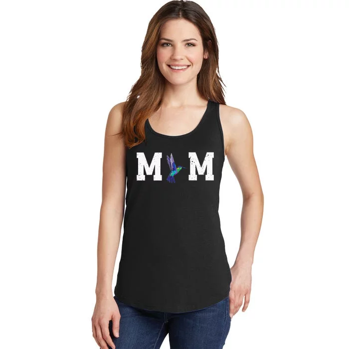 Cute Hummingbird Mom Design Love Bird For Women Ladies Essential Tank