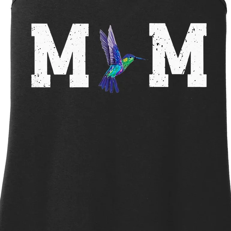 Cute Hummingbird Mom Design Love Bird For Women Ladies Essential Tank