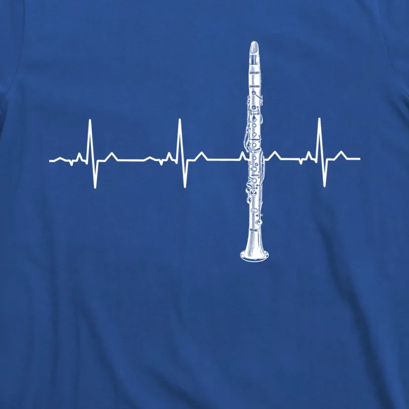 Clarinet Heartbeagift Meaningful Gift Best Funny Clarinet Player Gift T-Shirt