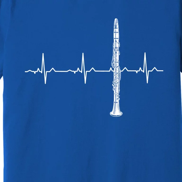 Clarinet Heartbeagift Meaningful Gift Best Funny Clarinet Player Gift Premium T-Shirt