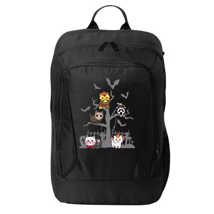 Cat Horror Movies Lazy Halloween Costume For Feline Lovers City Backpack