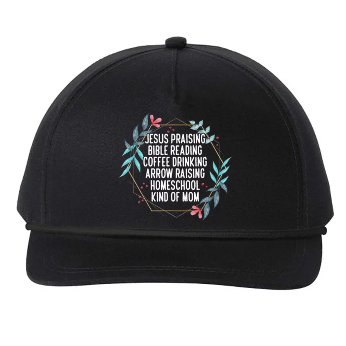 Christian Homeschool Mom Snapback Five-Panel Rope Hat