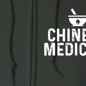 Chinese Herbal Medicine Full Zip Hoodie