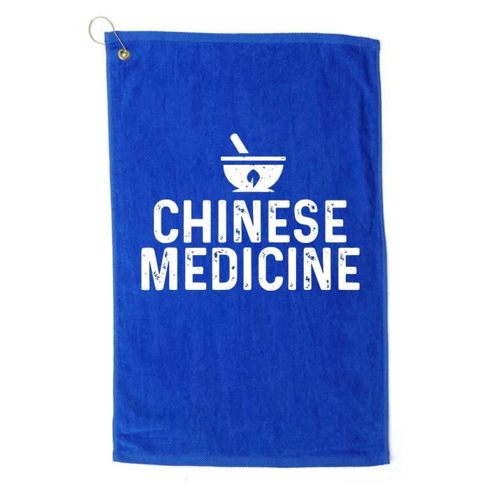 Chinese Herbal Medicine Platinum Collection Golf Towel