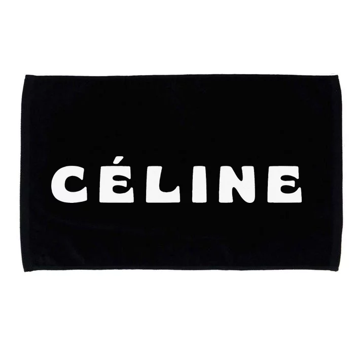 Céline Hello My Name Is Name Tag First Name Microfiber Hand Towel