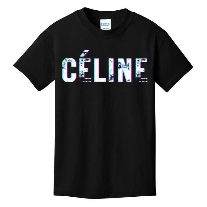 Céline Hello My Name Is Name Tag First Name Kids T-Shirt