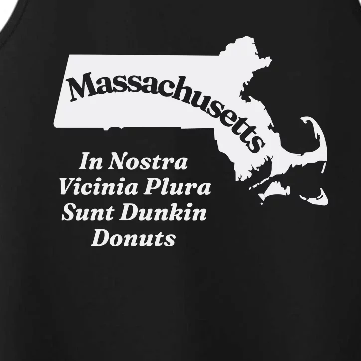 Click Hole Massachusetts In Nostra Vicinia Plura Sunt Dunkin Donuts Performance Tank