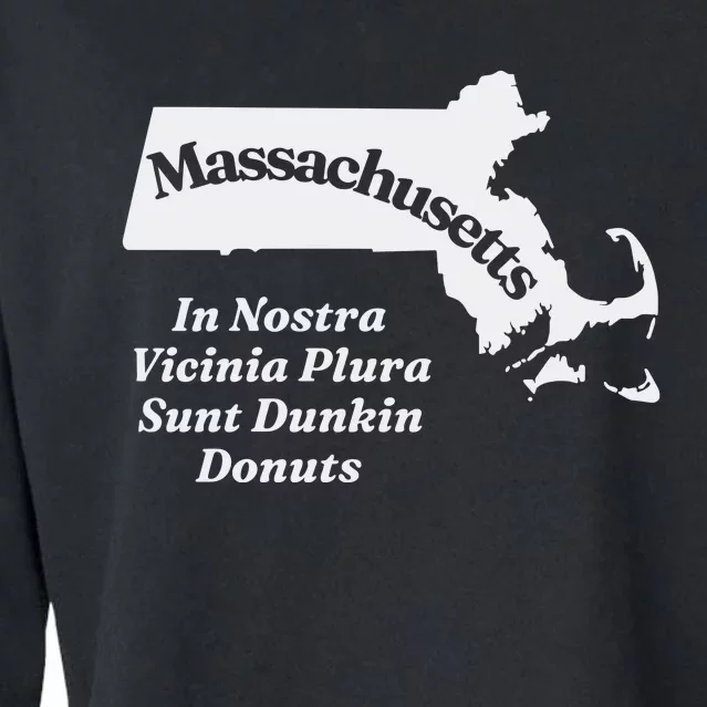 Click Hole Massachusetts In Nostra Vicinia Plura Sunt Dunkin Donuts Cropped Pullover Crew