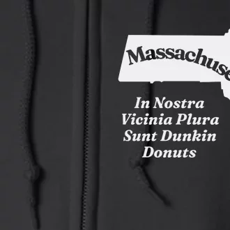 Click Hole Massachusetts In Nostra Vicinia Plura Sunt Dunkin Donuts Full Zip Hoodie