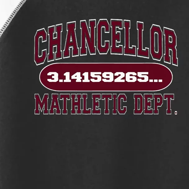 Chancellor High Mathletic Department Pi New Math Teachers= Toddler Fine Jersey T-Shirt