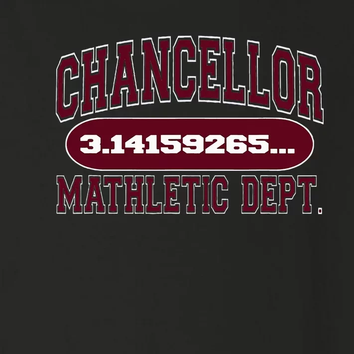 Chancellor High Mathletic Department Pi New Math Teachers= Toddler Long Sleeve Shirt