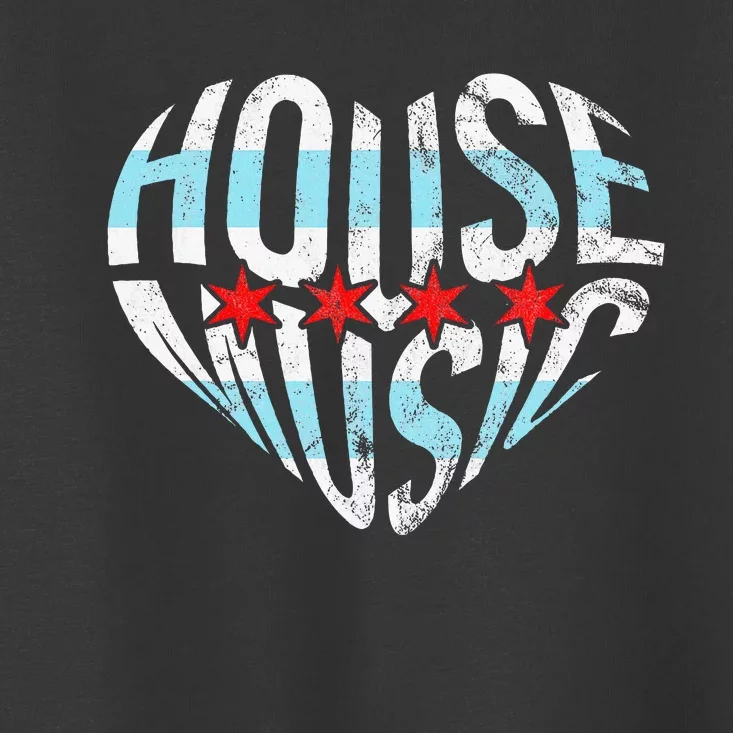 Chicago House Music I Love House Music Dj Toddler T-Shirt