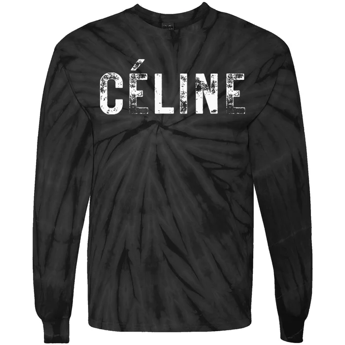 CéLine Hello My Name Is Name Tag First Name Tie-Dye Long Sleeve Shirt