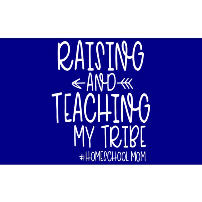 Cute Homeschool Mom Design Gift Raising And Teaching My Tribe Gift Bumper Sticker