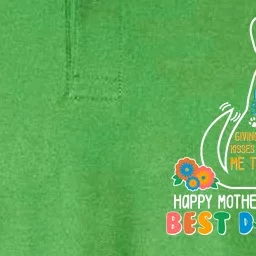 Cute Happy Mother's Day Best Dog Mom Softstyle Adult Sport Polo