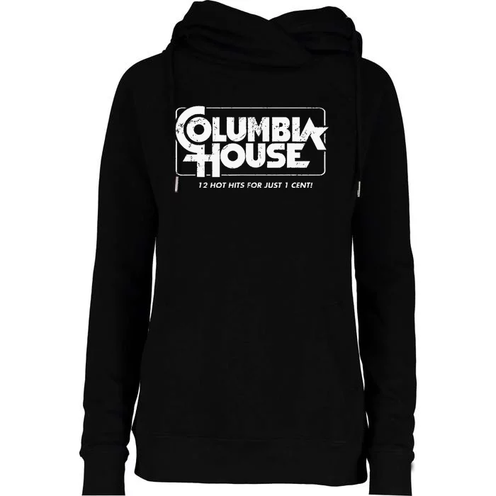 Columba House Music Records Womens Funnel Neck Pullover Hood