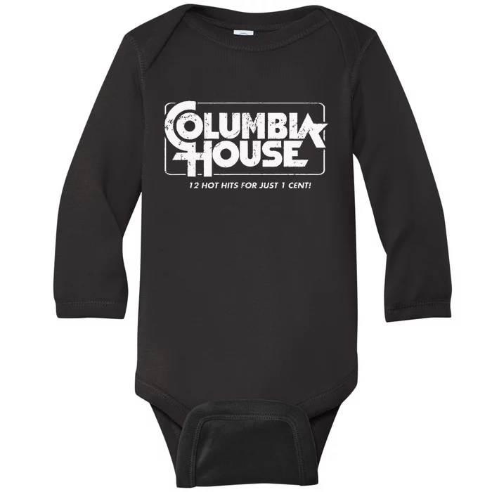 Columba House Music Records Baby Long Sleeve Bodysuit