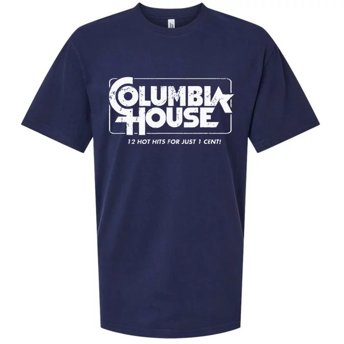 Columba House Music Records Sueded Cloud Jersey T-Shirt