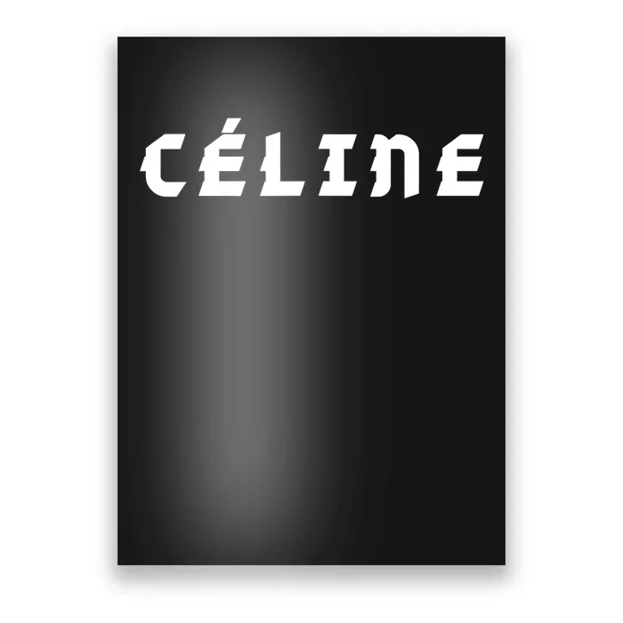 Céline Hello My Name Is Name Tag First Name Poster